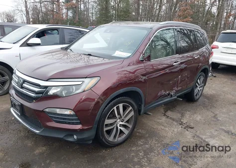 2016 Honda Pilot Touring from USA, damaged, VIN 5FNYF6H97GB043740